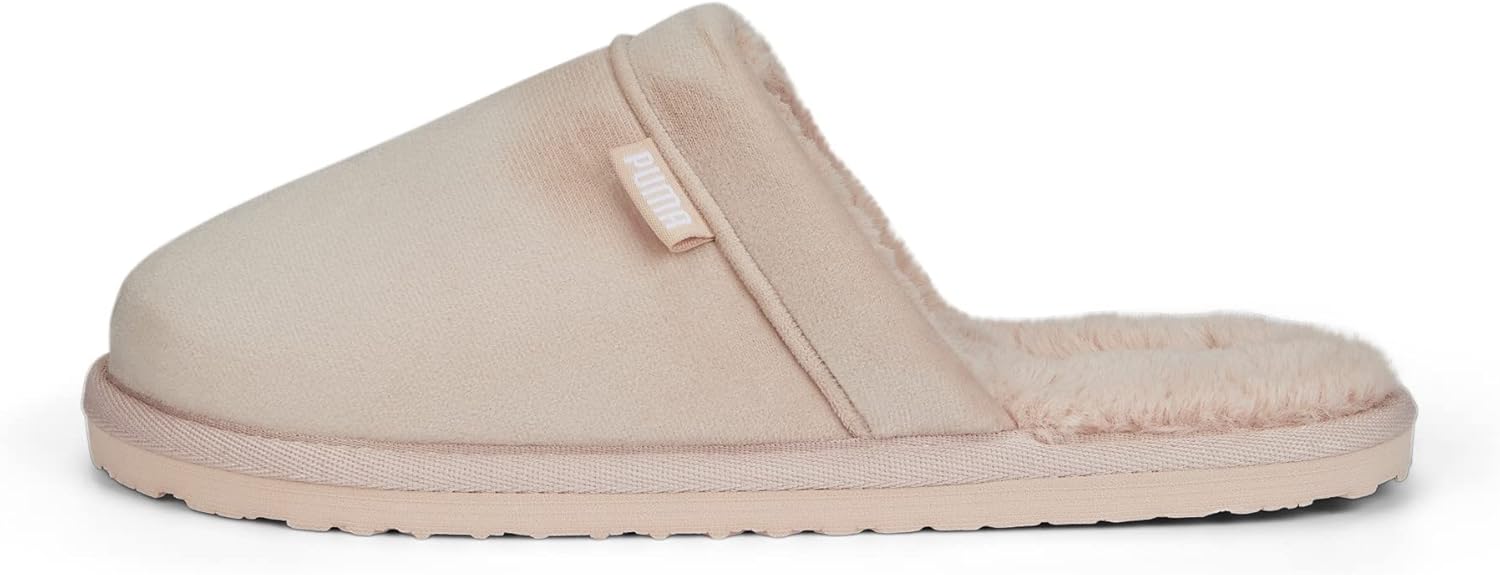 PUMA Women's PUMA FLUFF MULE Slide, Island Pink-Rose Quartz, 10