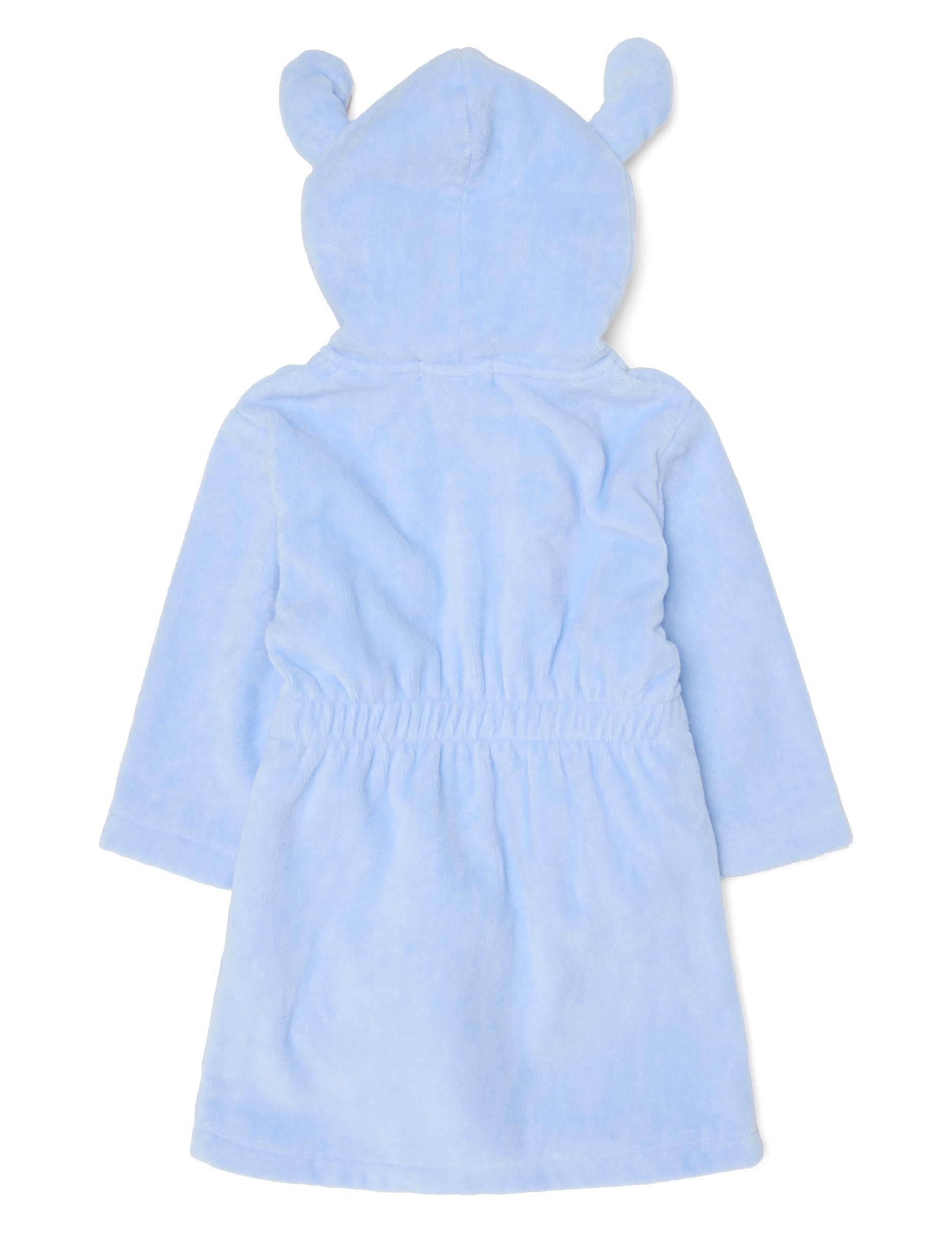 OVS KIDS Peignoir en pur coton bleu pour bébé fille avec design Stitch