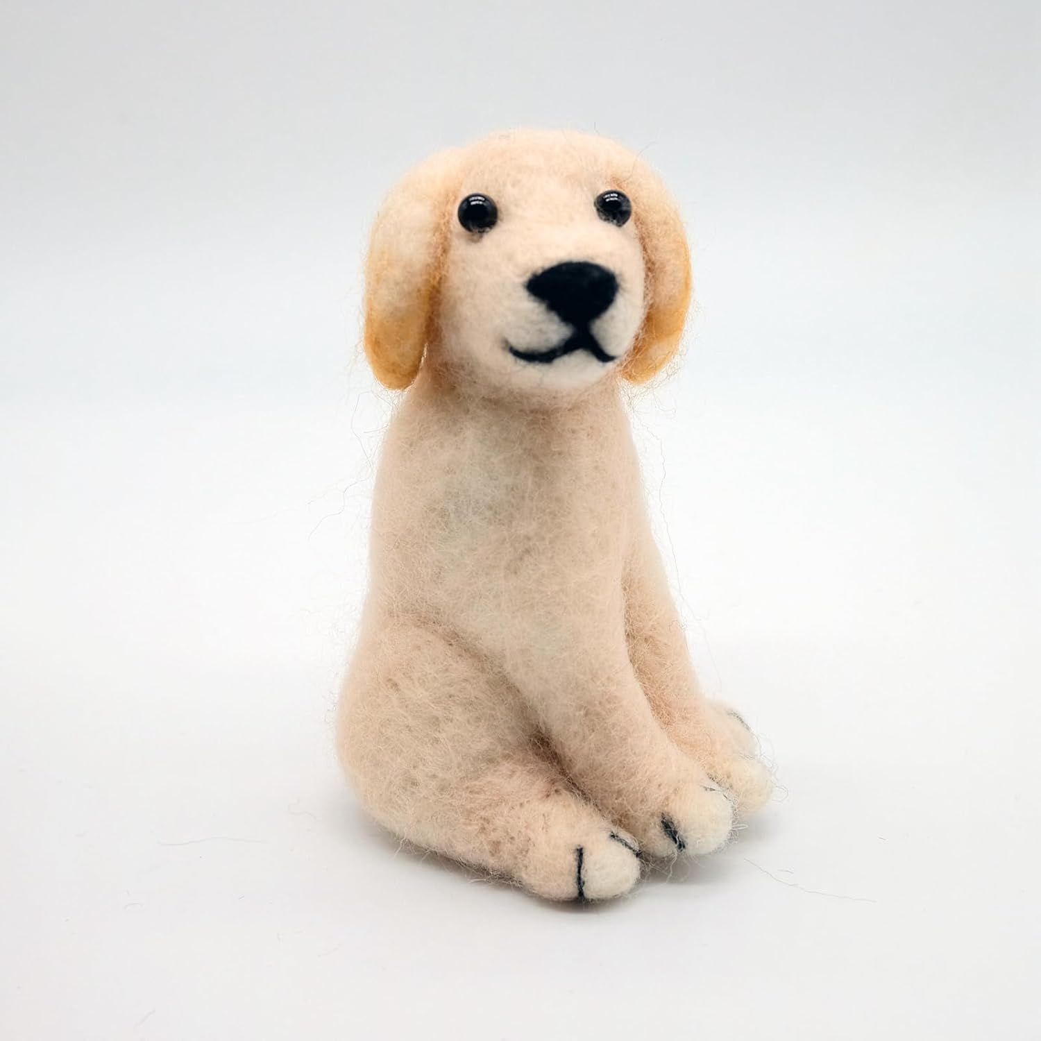 Feltsky 2 Pack Labradors Dog Needle Felting Kits for Beginners DIY Craft Kit Include Everything to Make