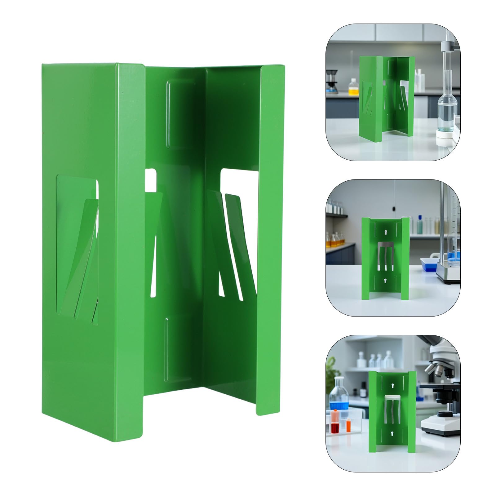 TOPBATHY Supporto Magnetico per Scatola Guanti in Ferro Verde Chiaro Funzione Antiscivolo Efficace, per Ospedali e Laboratori