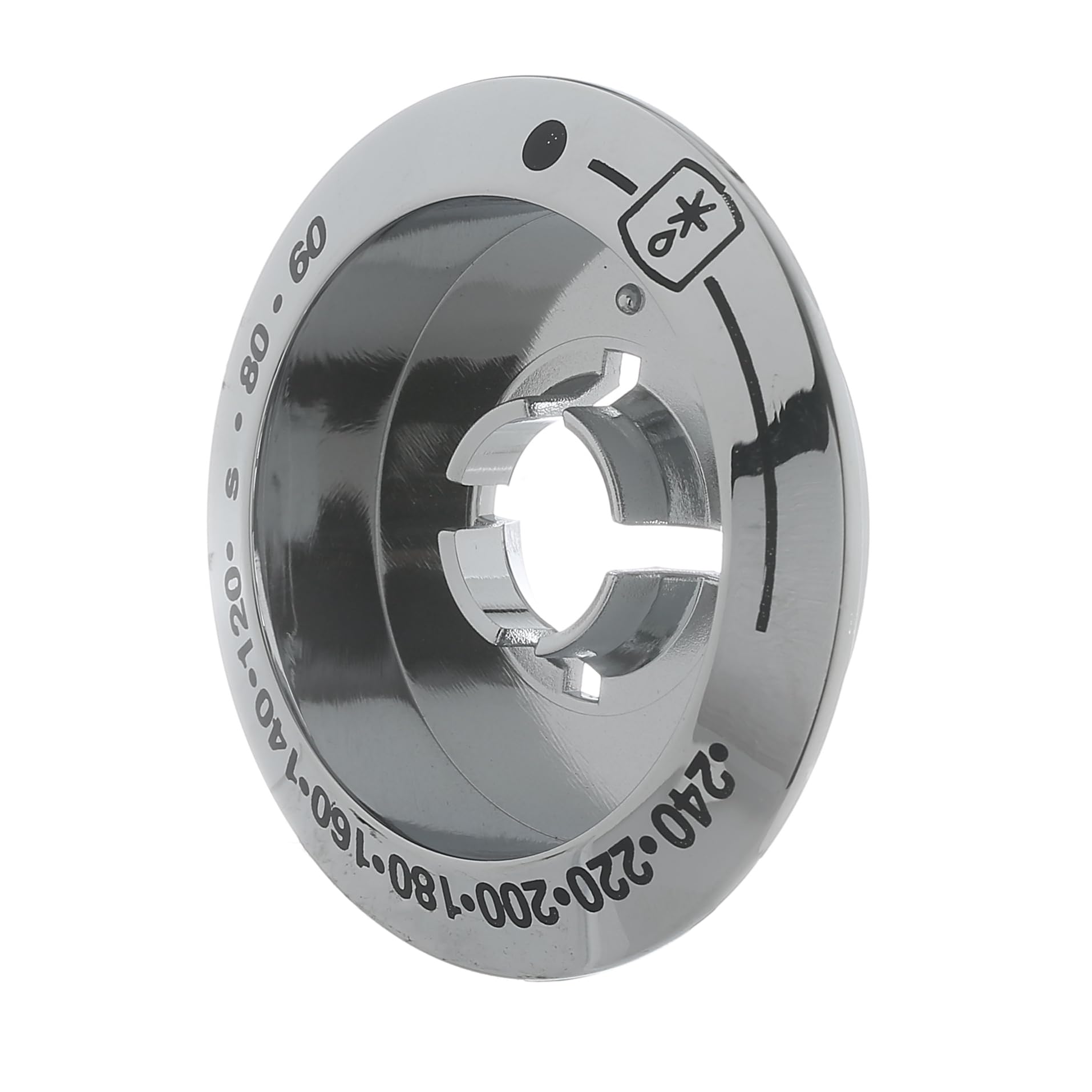 Masterpart Cooker Control Dial Knob Bezel Silver Chrome to Fit Belling Classic Fan Oven Cookers & Ovens 083055509