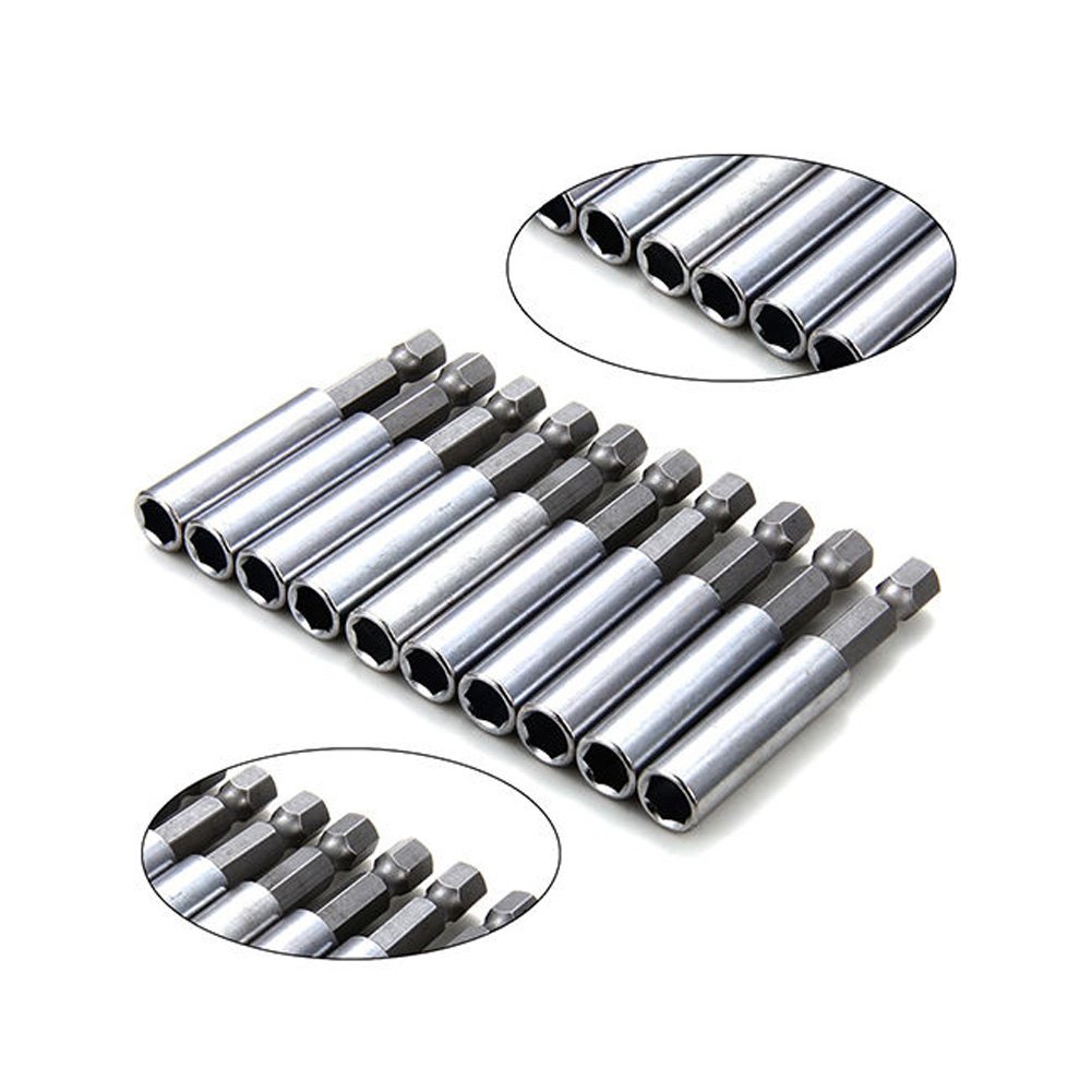 QUARKZMAN 10 stuks #2 bits Phillips PH2, zeskantschacht, 1/4 inch