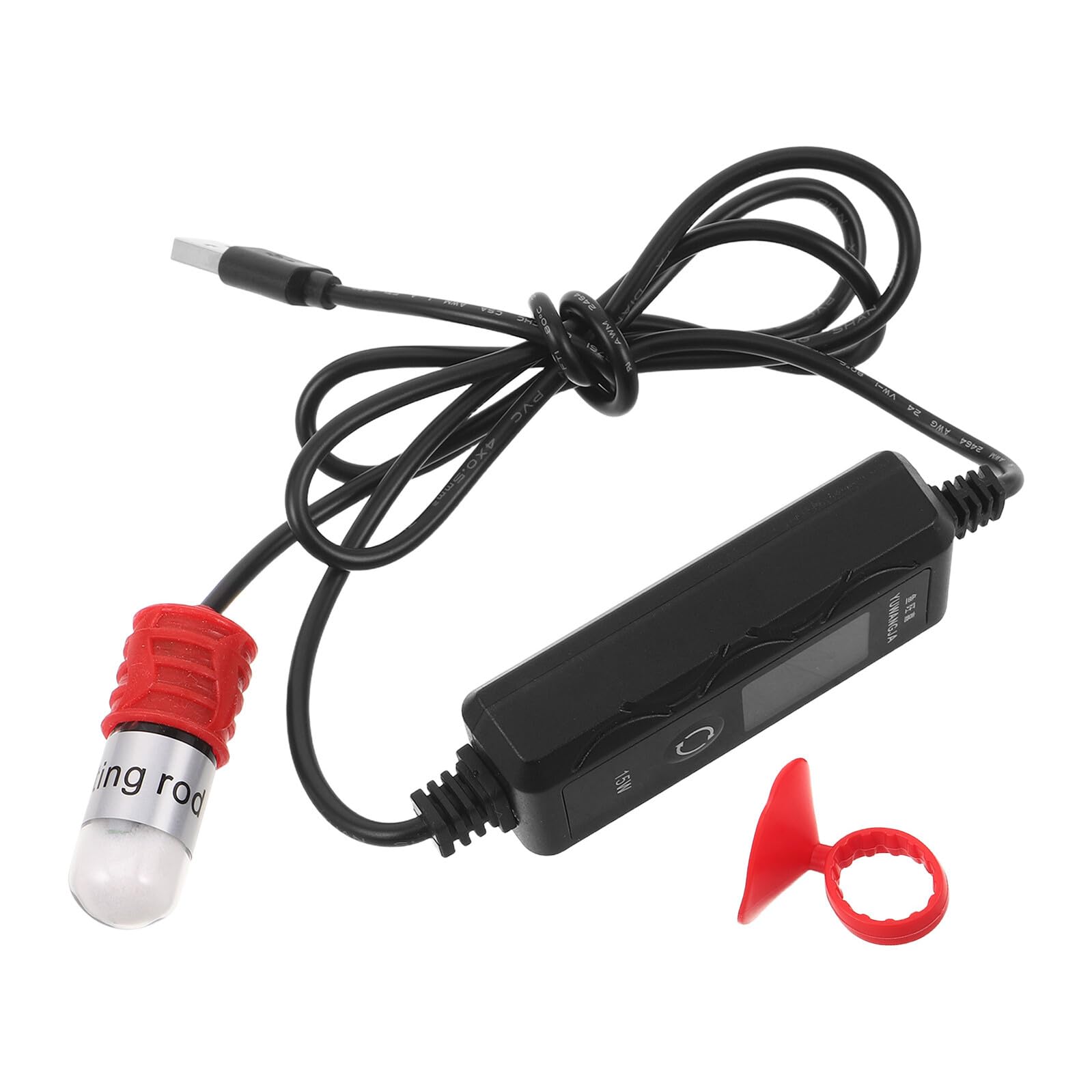 Calentador USB para acuarios de agua dulce ideal para el bienestar de tortugas y bettas