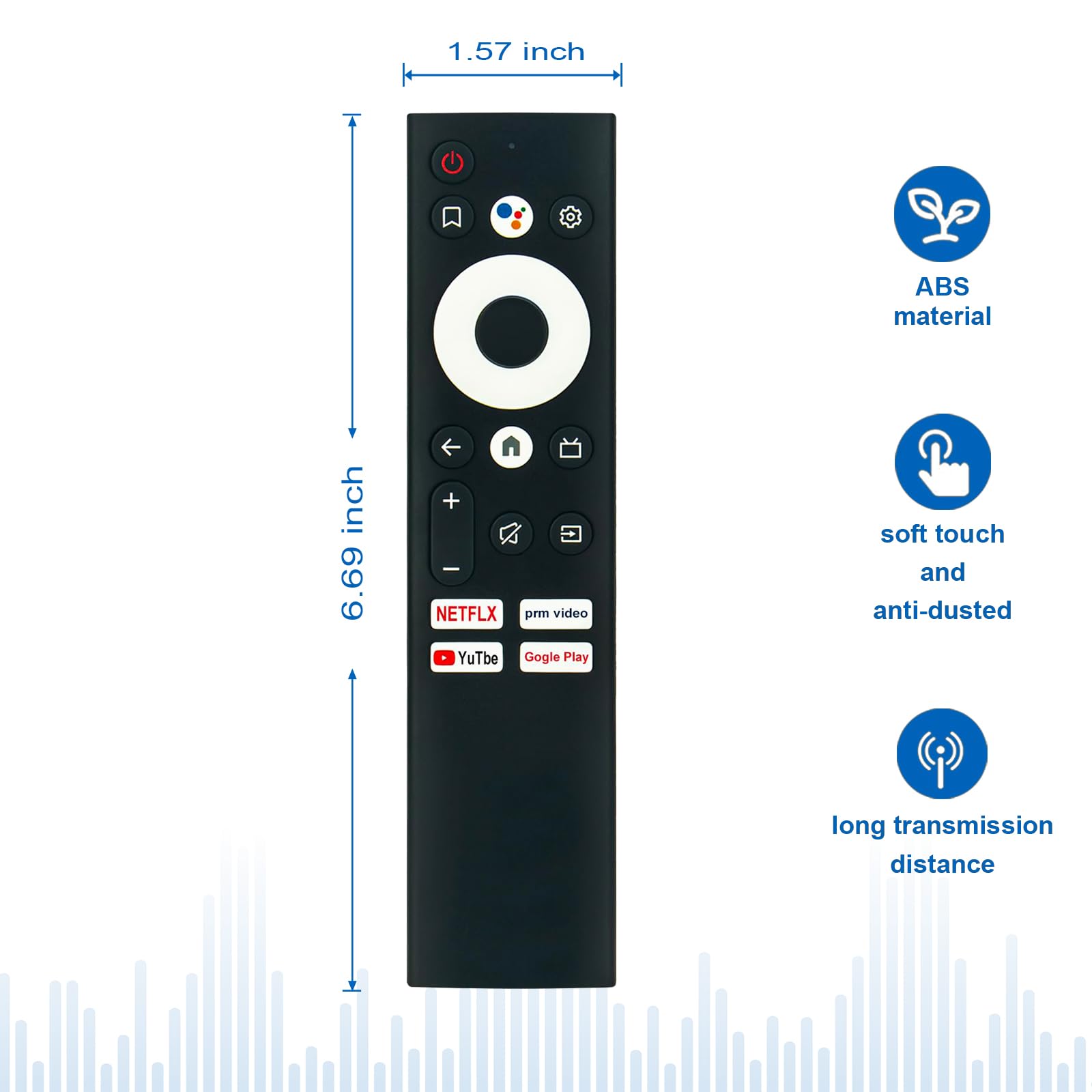 リモコン「CT-SP1」 SKY PerfecTV! Replacement Voice Remote Control Fit for Skyworth Smart TV 50Q20