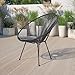 Flash Furniture Valencia Oval Comfort Series Take Ten Black Papasan Lounge Chair