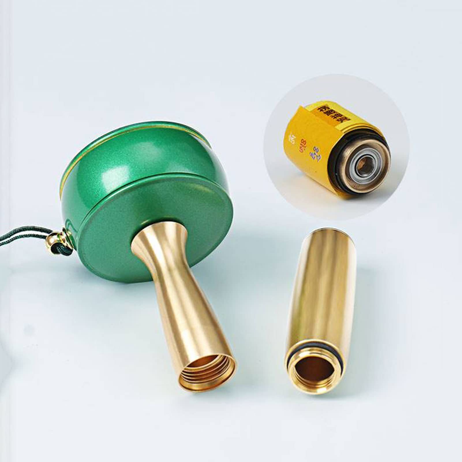 Buddyjski ręczny modlitewnik, buddyjskie koło modlitewne z korbką, używane do modlitwy, błogosławieństwa, medytacji, jogi(Brass)