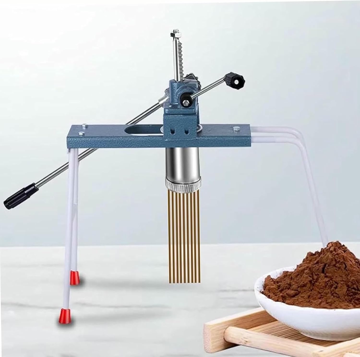 Manual Stick Incense Making Machine, Buddha Incense/Clay Extruder, with 3 Different Sized Mould Plates(2/2.5/3mm), for Making Incense Sticks, DIY Fragrance Accessory