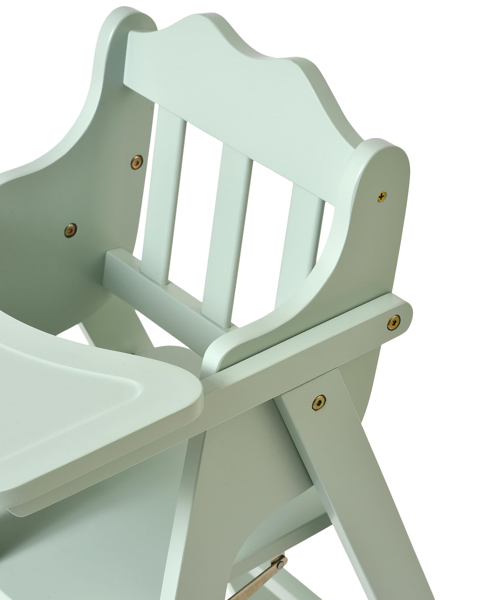 Mi Arcus Rubber Wood Baby High Chair With Safety Harness