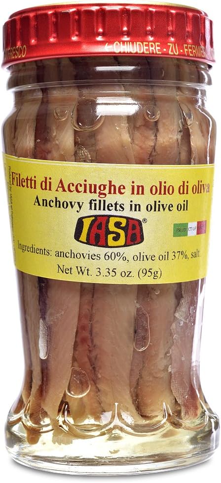 The Pasta Shop, Italian Anchovy Fillets in Olive Oil, 3.35 oz.