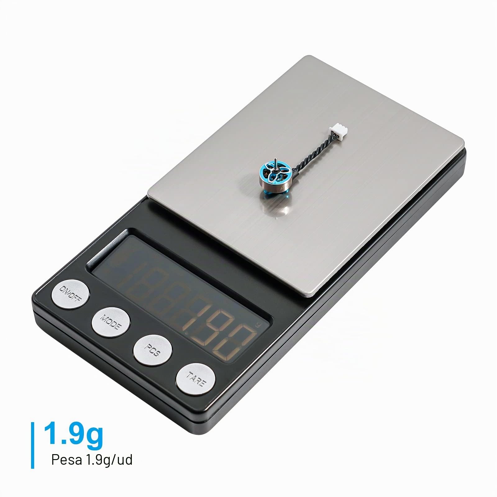 BETAFPV 4pcs 0802SE 19500KV 1S Brushless Motor Ultralight Weight 1S FPV RC Motor Compatible for 65/75mm 1S Brushless Racing Whoop Drone Quadcopter like Meteor Series FPV Drones-Iceblue