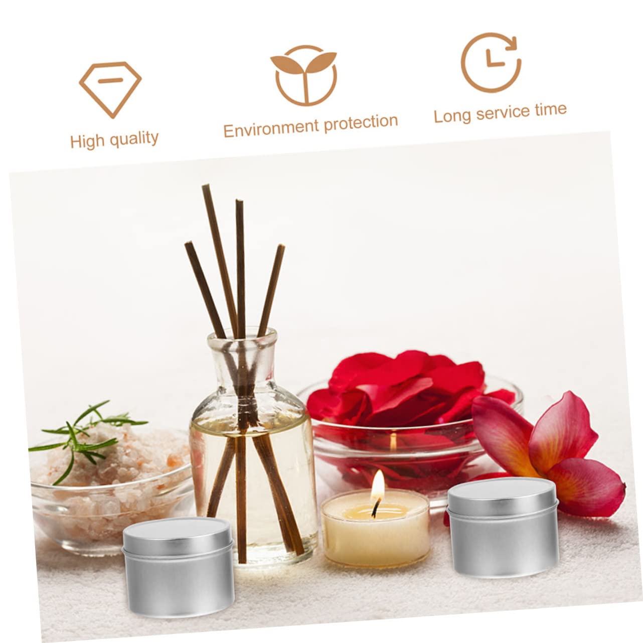 Operitacx Kit per Creare Candele Fai da Te, Tazza per Sciogliere Cera in Acciaio Inox, per Laboratori e Feste, Facile da Usare