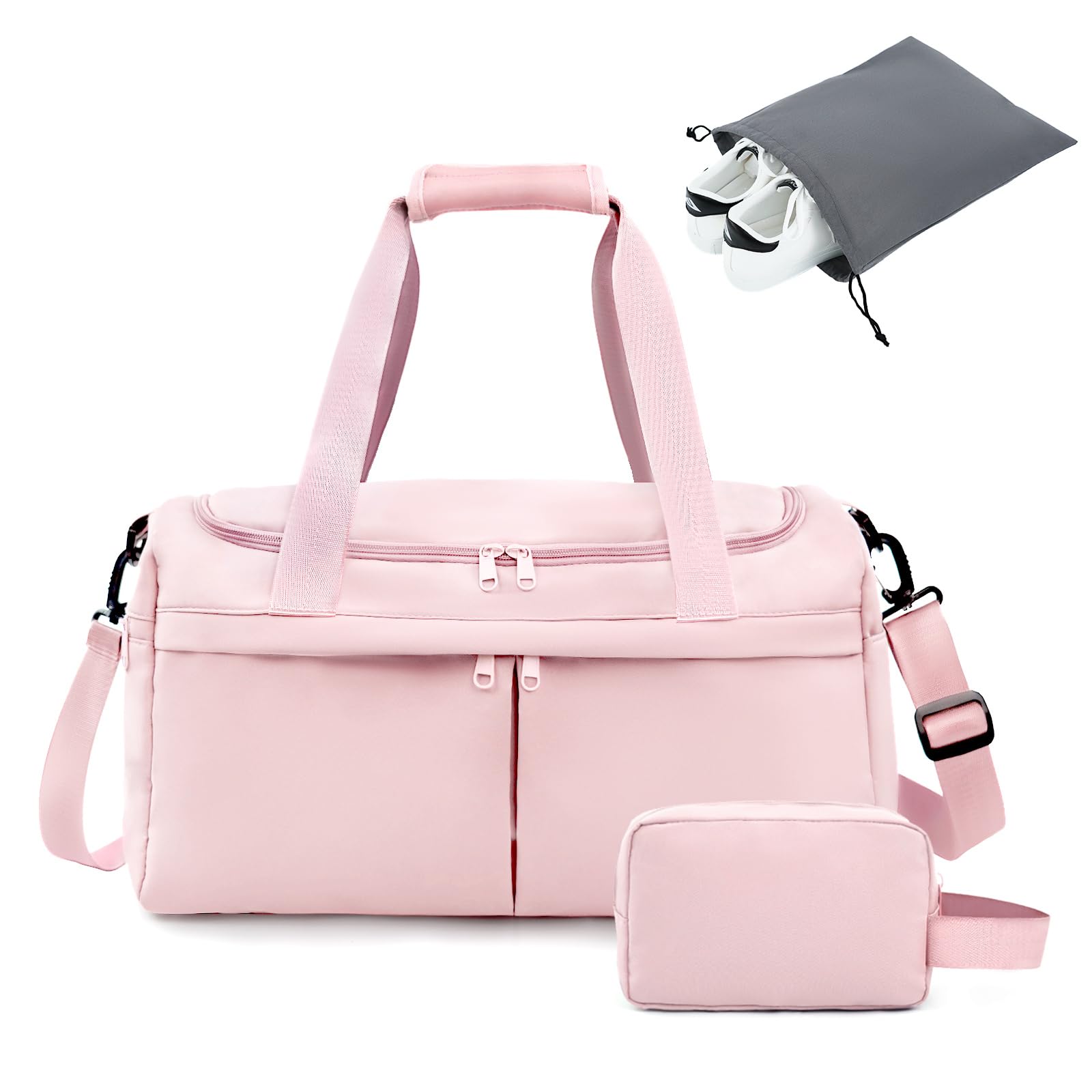 For Spirit Airlines Personal Item Bag 18X14X8 Carry On Travel Duffle Bags for Airplanes Women Men with Wet Pocket Weekender with Shoe and Toiletry