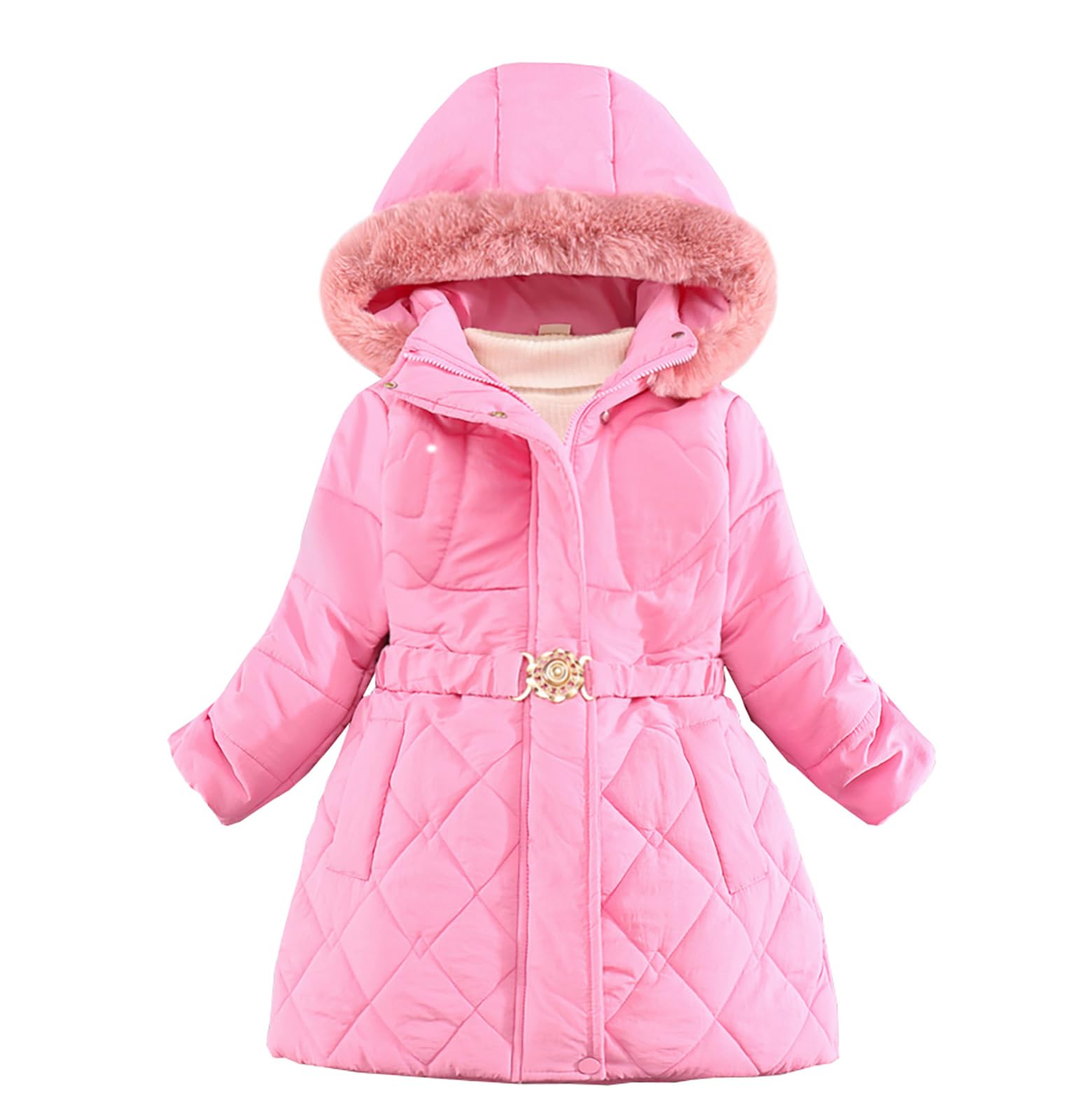 Cappotto da ragazza, piumino per bambini, giacca invernale con cappuccio, giacca a vento