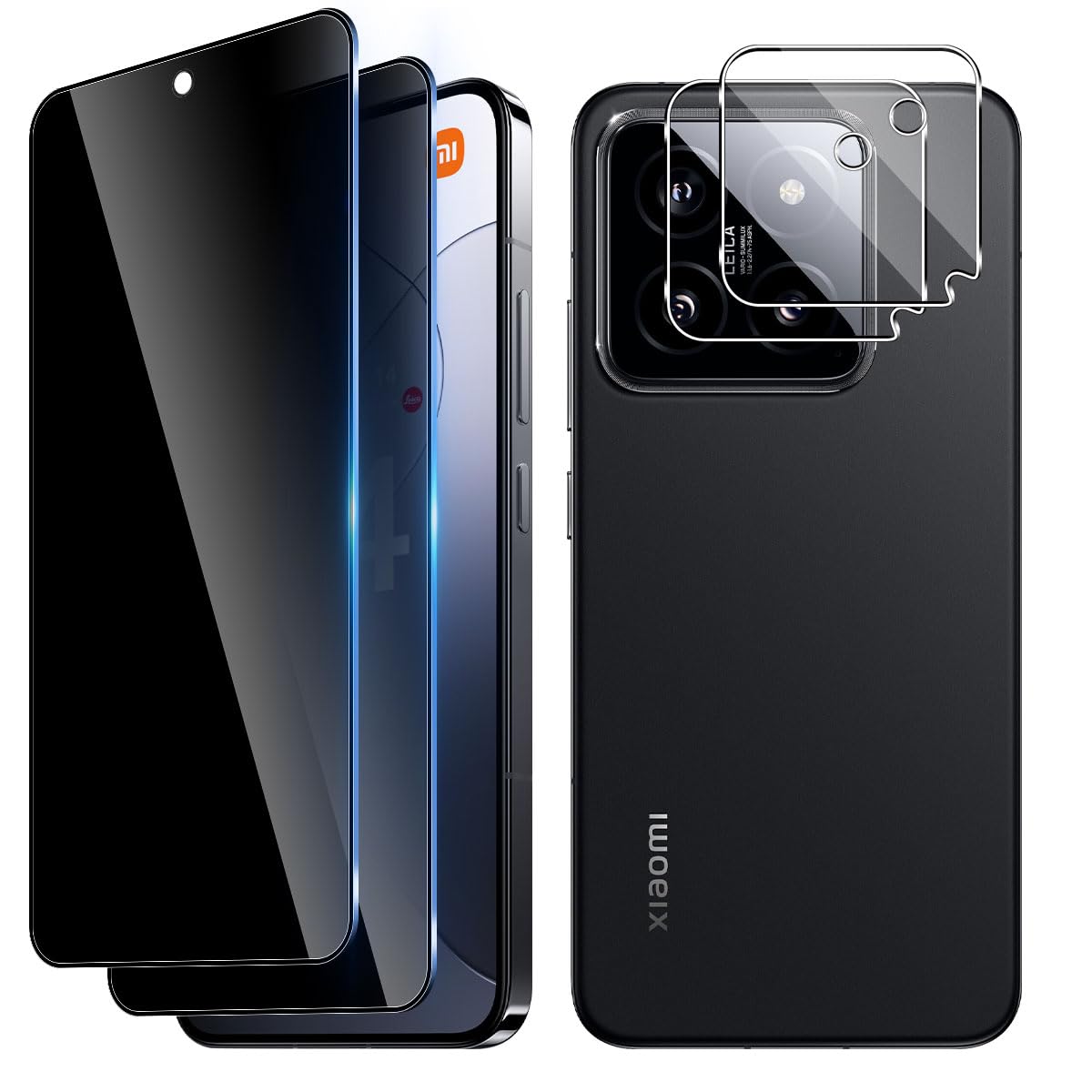 Coque Et étui Téléphone Mobile Phonillico Coque Antichoc Pour Xiaomi Redmi Note 14 PRO 4G Et 2 Verres Trempé Film Protection Ecran