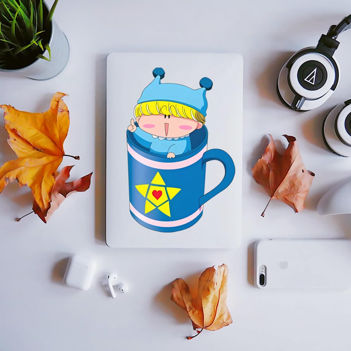 Amazon | ミルモでポン！ クリスタルステッカー 荷物ステッカー 自転車