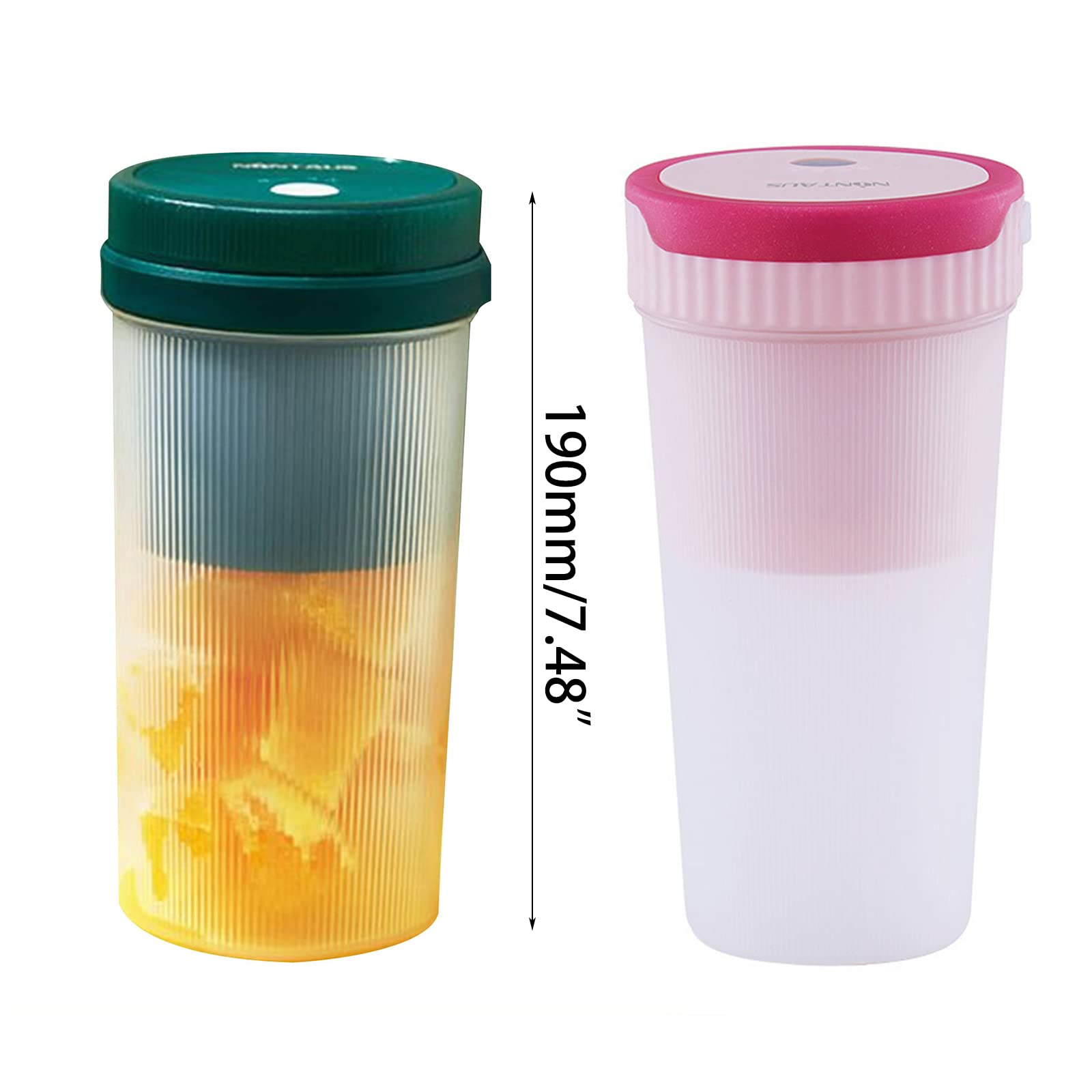 Tasse de presse-agrumes portable USB, rechargeable sans, Green
