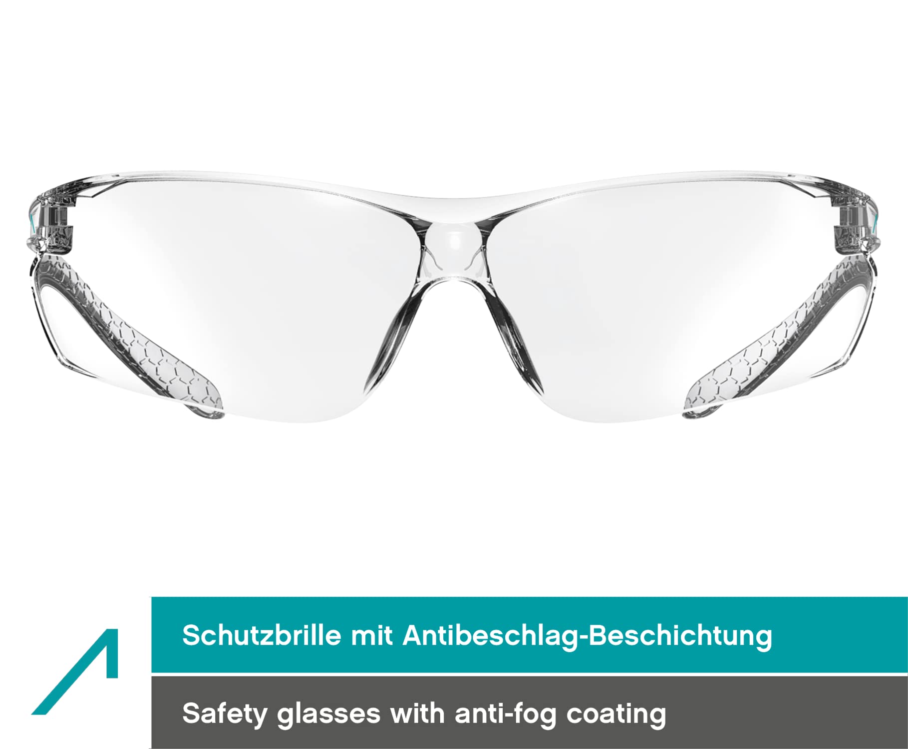 ACE FL-15G Okulary ochronne - EN 166 & ochrona UV - okulary do pracy - przyciemniane - opakowanie 10 szt.