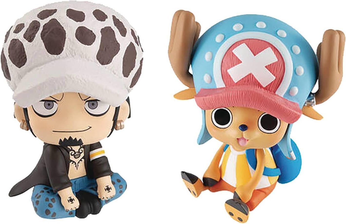 MegaHouse - One Piece - Look Up Series - Tony & Law 2pc Figure Set with Gift