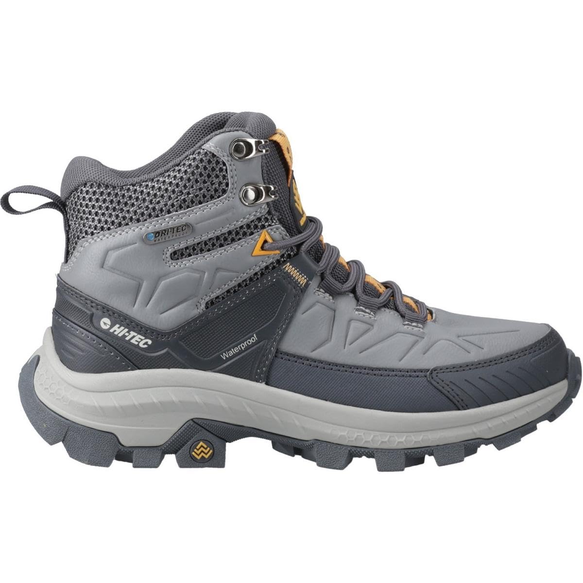 HI-TEC Rainier Hiking Boots Cool Grey UK 4 Cool Grey