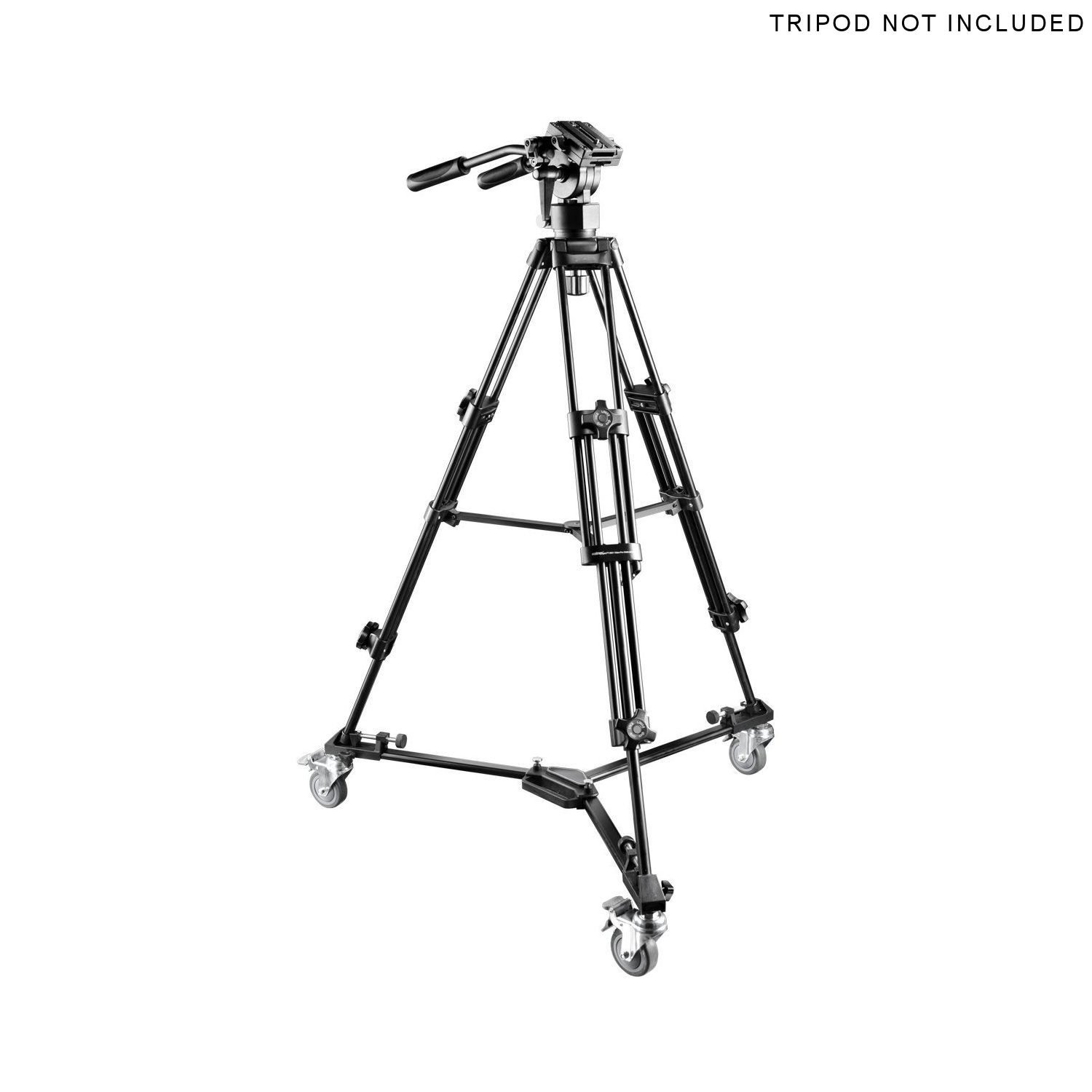 Ex-Pro® Dreifuß-Dolly für Foto- / Videostative, inkl. Tragetasche