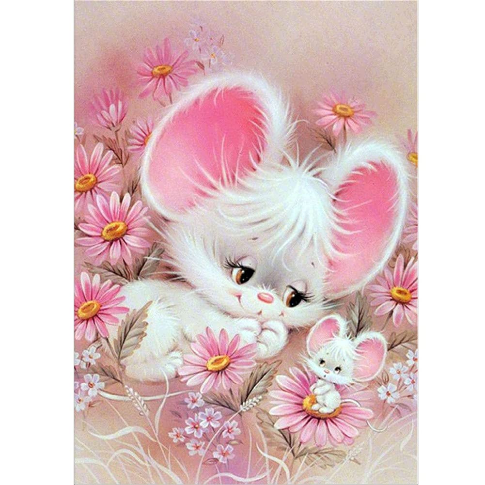 Diamond painting petite souris kit complet 5D artisanat point de croix adultes 40x80cm