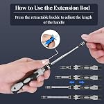 Precision Screwdriver Set 115 in 1, Tool Kit with 98 Bits, Magnetic Screwdriver Set for Watches, Laptop, Mobile Phones, PC, Tablet, Camera, PS4, PS5, Xbox, Electronic, Glasses and Toys Repair
