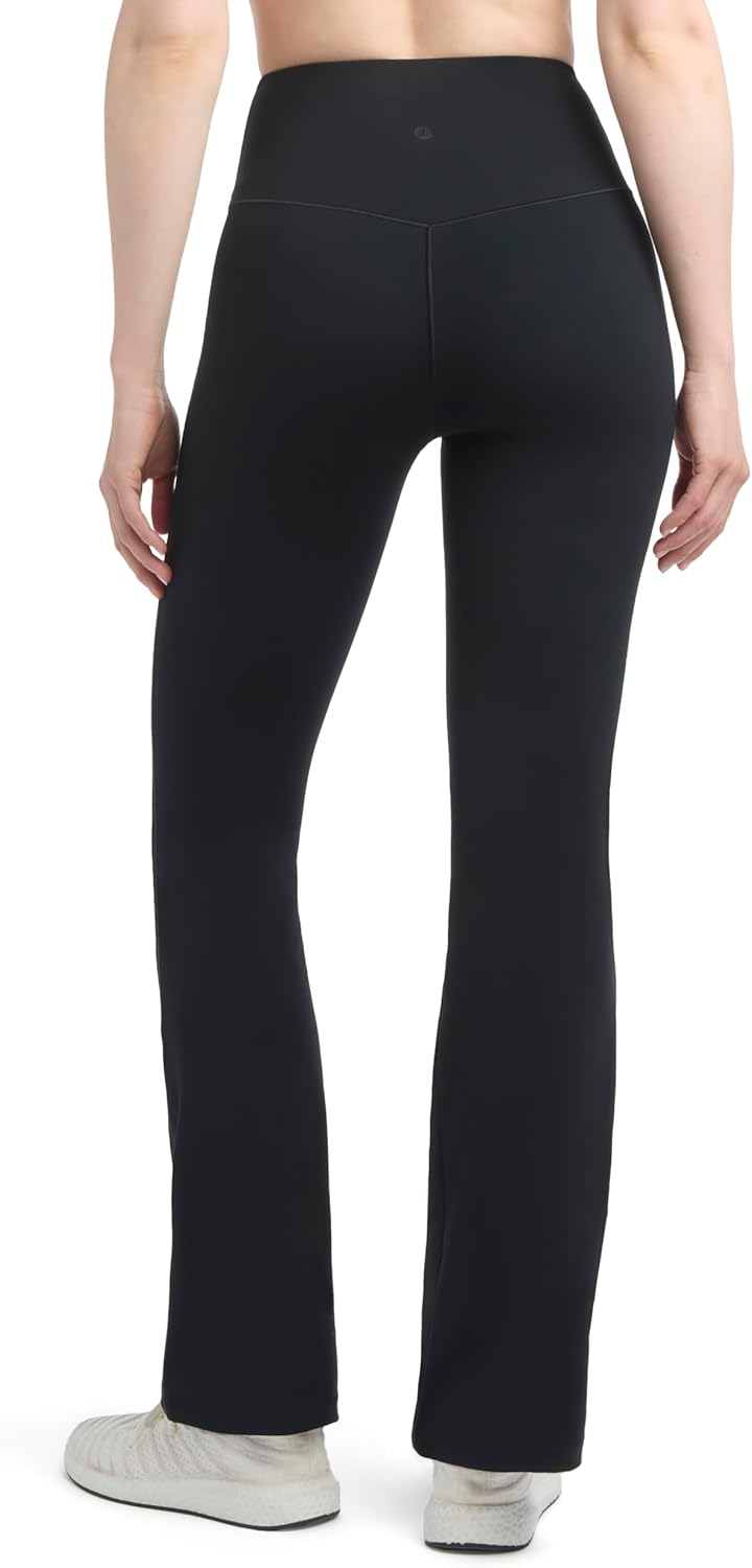 Danskin Womens Satin Stitch Flare Leg Yoga Pants - Image 2
