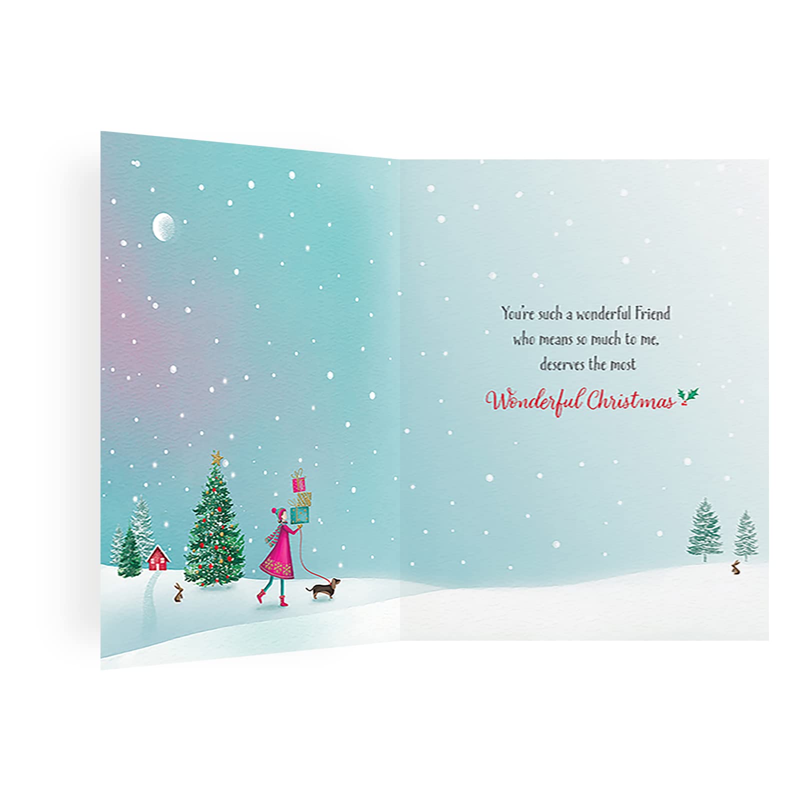 Piccadilly Greetings Classic Christmas Card To Both Of You - 9 X 6 - View #3