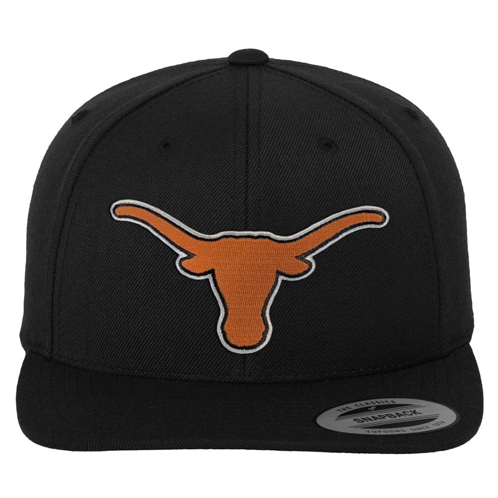 University of Texas Officially Licensed Texas Longhorns Logo Premium Snapback Cap