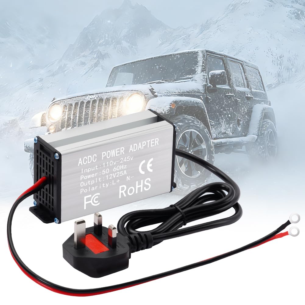 240V to 12V Power Converter Adapter, Diesel Heater 12V Power Supply Adapter, AC-to-DC Transformer for 5KW/8KW Diesel Parking Heater Transformer Power Converter for Indoor Use in RVs, Caravans — view 8
