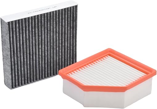 16546-6RA0A 27277-6RC0A Engine Air Filter and Cabin Air Filter with Activated Carbon Compatible with Nissan Rogue 2021 2022 2023 2024 2025