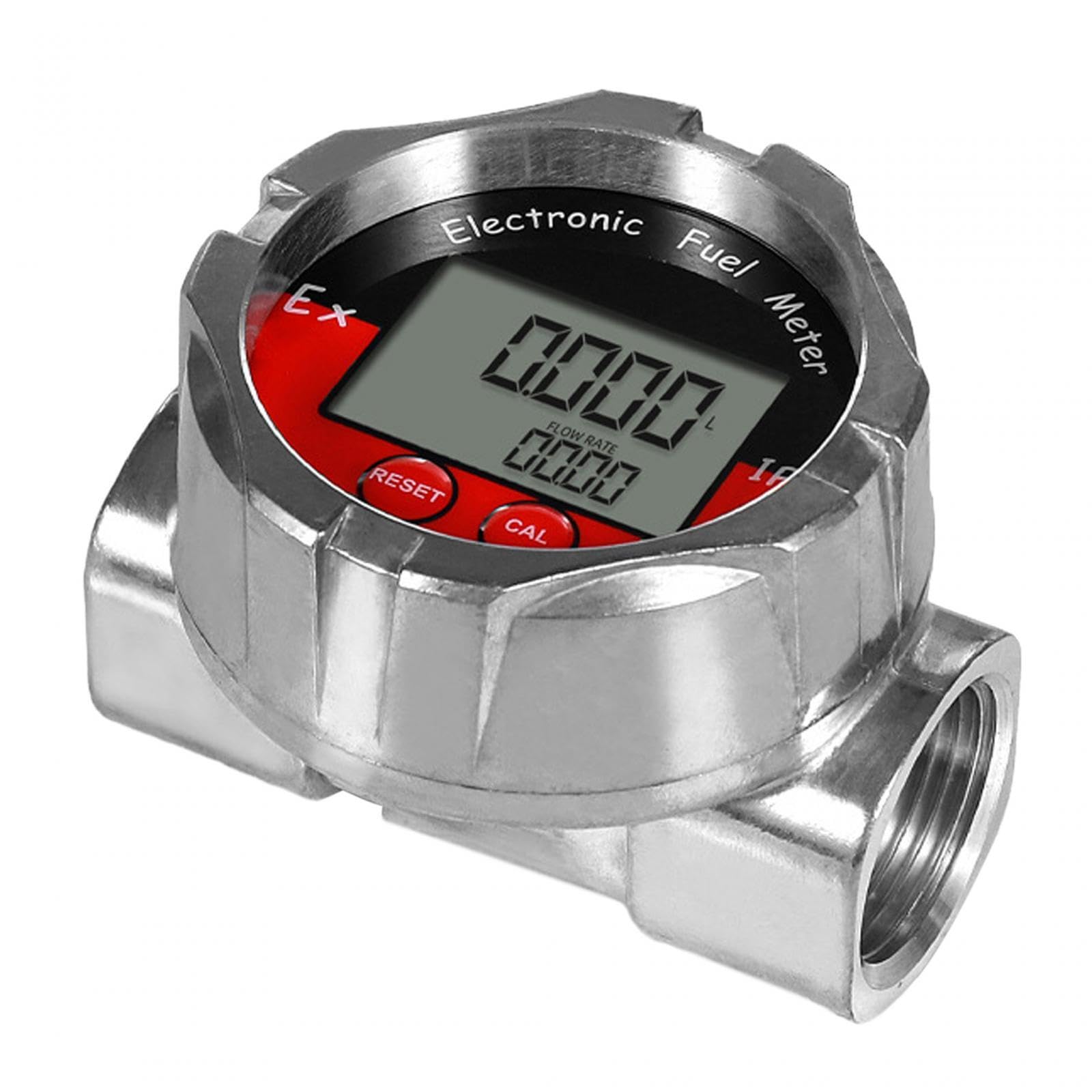 Compteur Compact et Robuste avec Filetage,Argent,93 x 32 x 68 mm