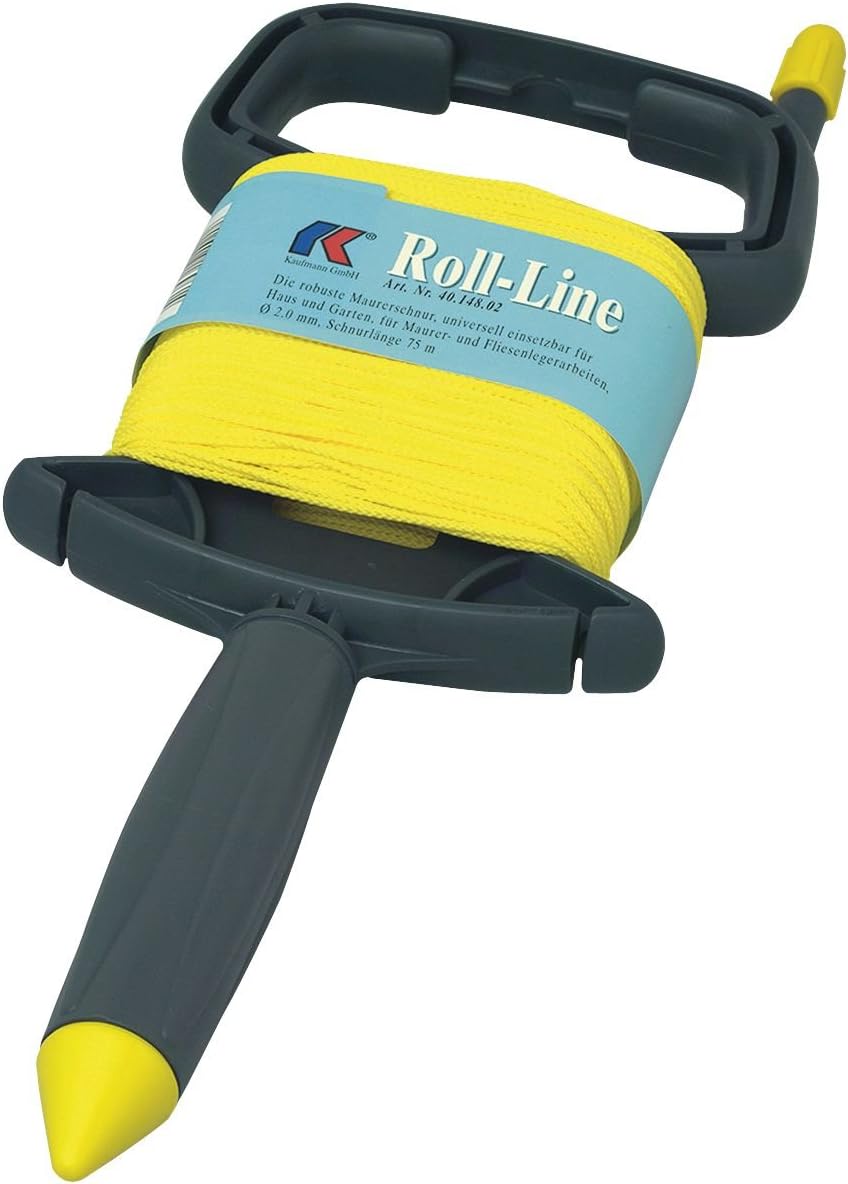 Kaufmann 500ft Roll On Crank, Diameter 2 mm Length 75 m, yellow, 40.148.02