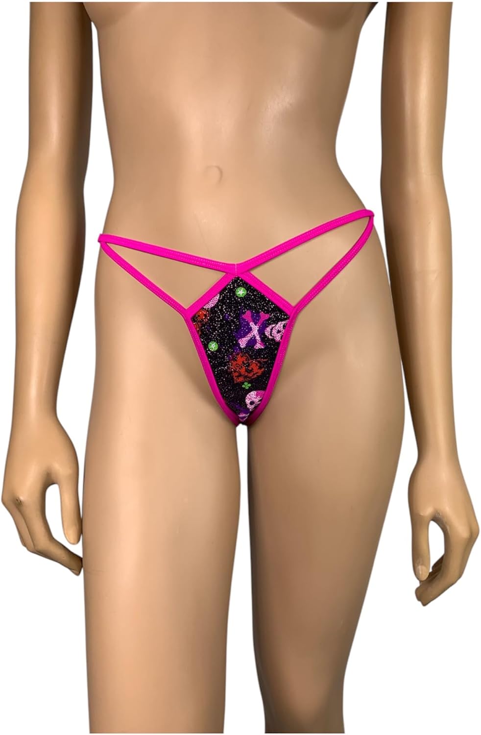 G-String Mini Bikini Thong Sparkle V-String Minimal Coverage Thong Panties Tanga Bragas Rave Outfits Spicy Lingerie Clubwear Strippewear Polewear Exotic Dancewear