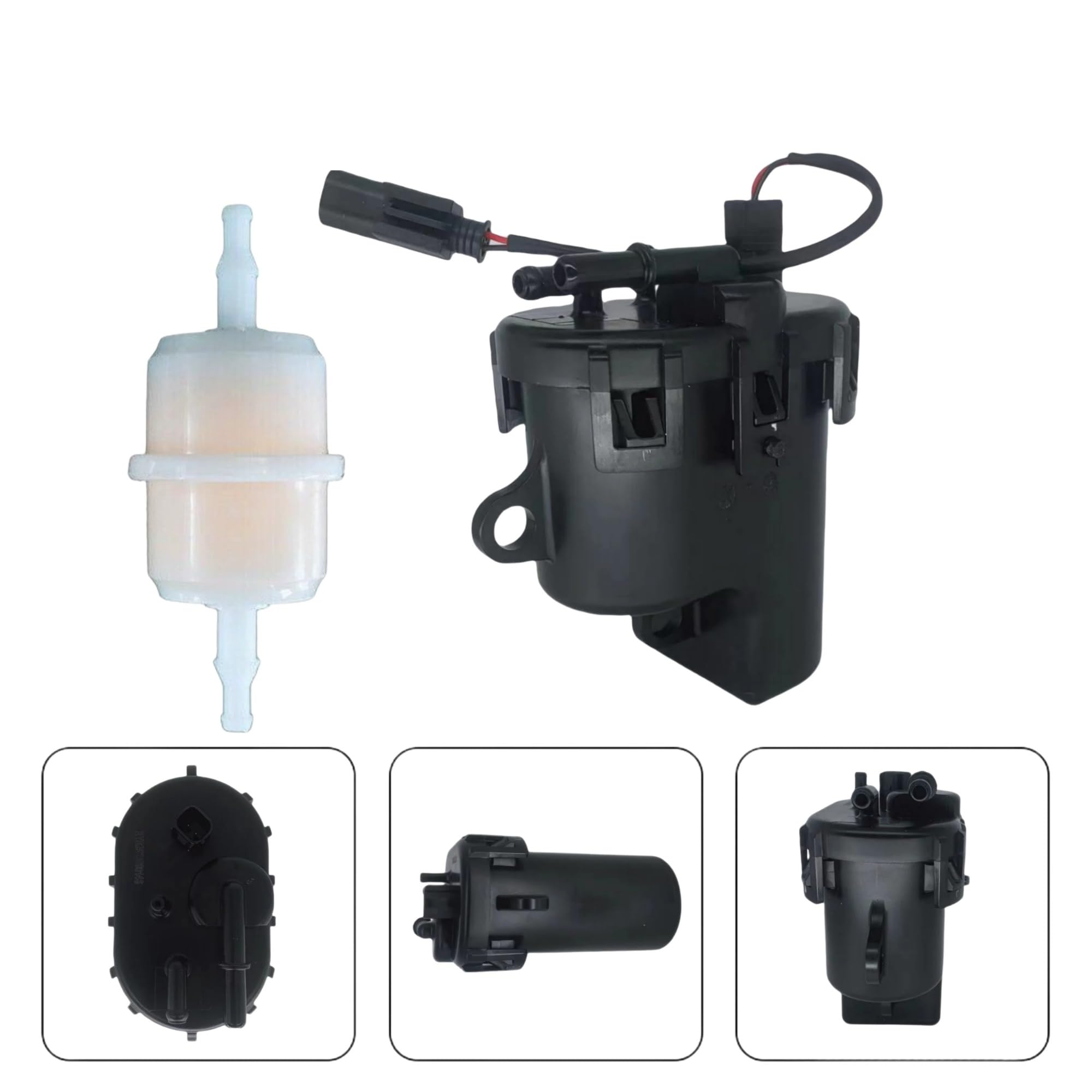 Pompa Carburante Per Kohler ECH ECV 2539316-S 2539314 Con Cavo Di Ricambio Per Interfaccia Doppia Modulo Pompa Carburante Carburatore Kit Filtro Pompa Olio Moto Fuel Pump