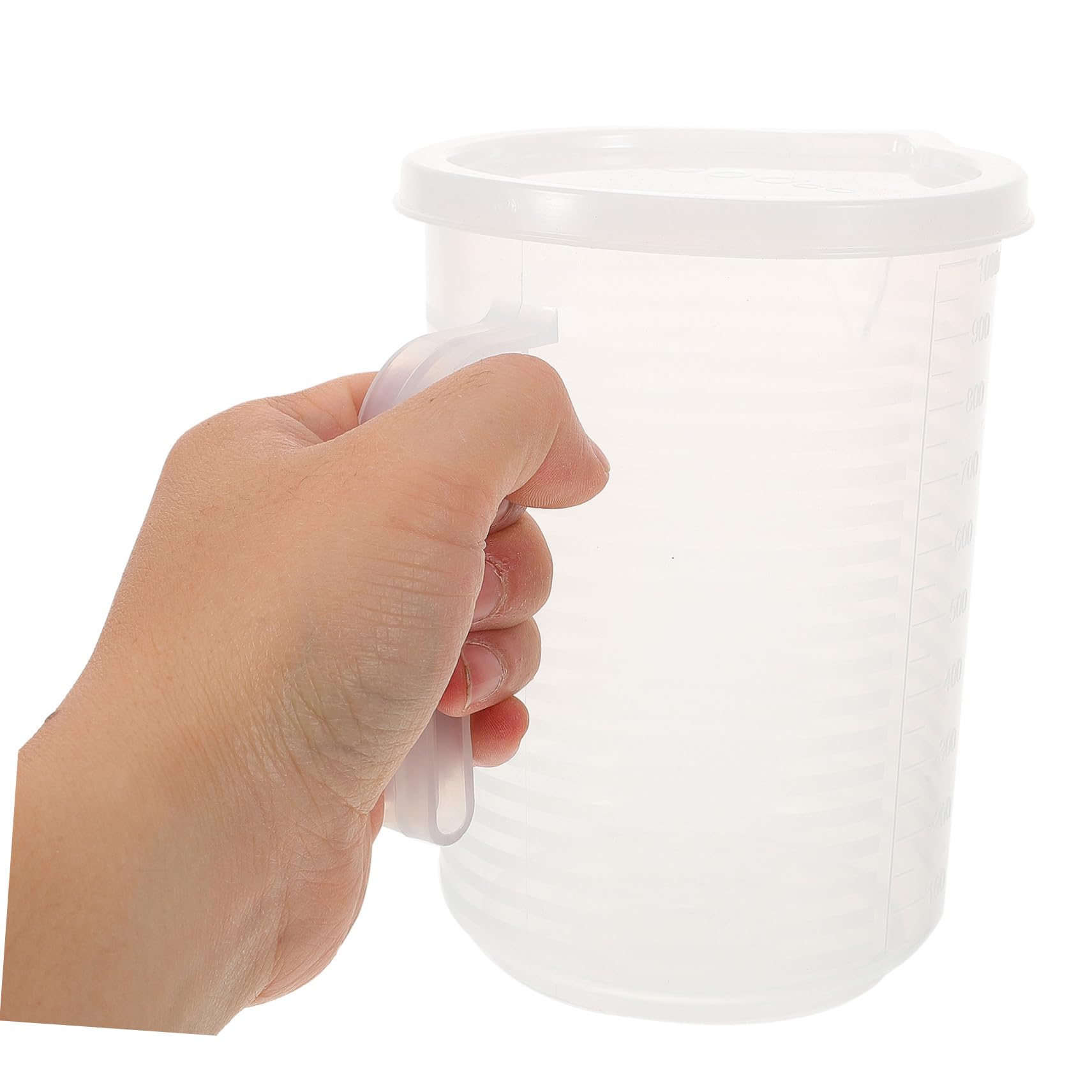 IMIKEYA 3 Piezas taza medidora jarras de té helado vaso de precipitados graduado taza de gran capacidad vaso medidor taza de medir portátil tazas medidoras el plastico Reutilizable