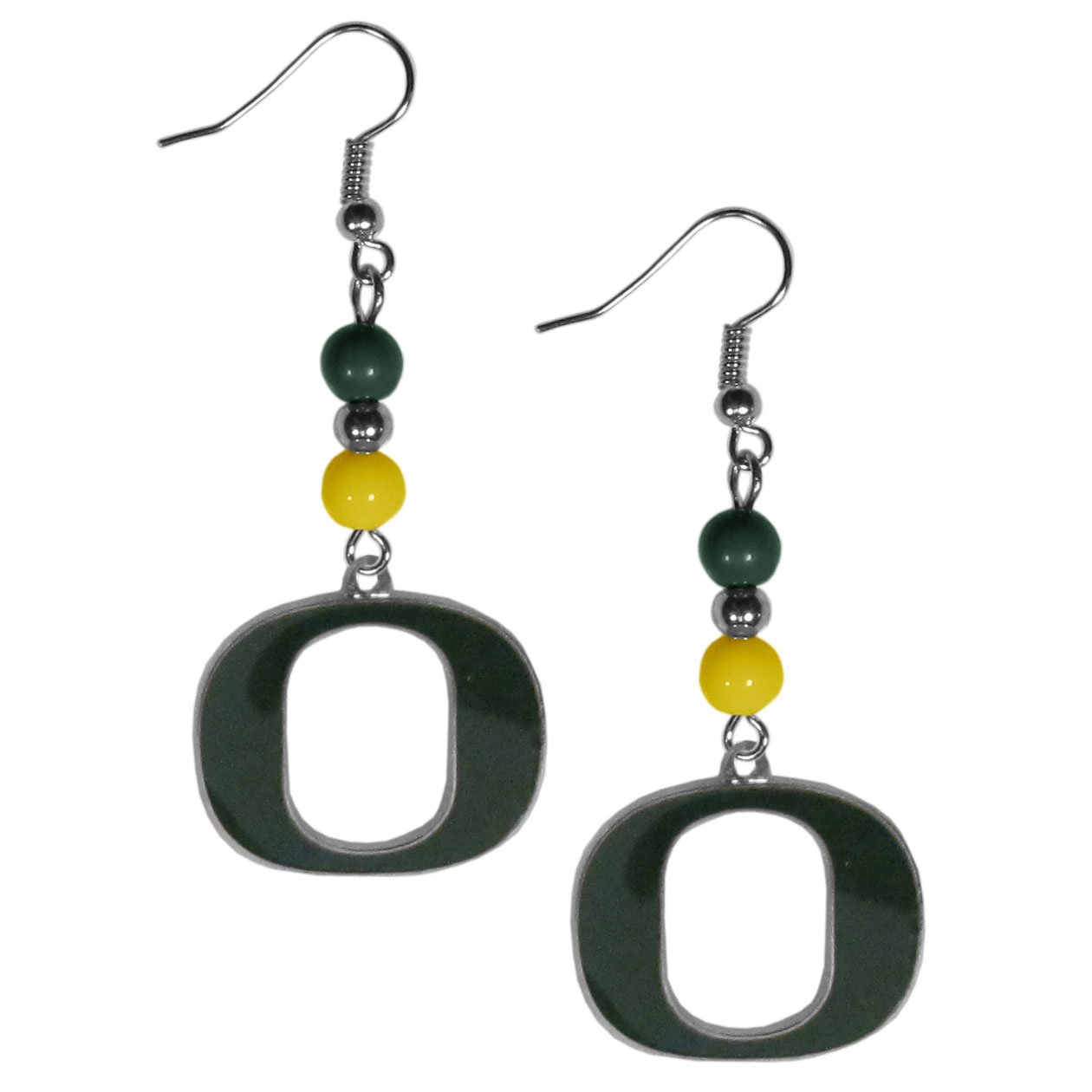 NCAA Fan Bead Dangle Earrings