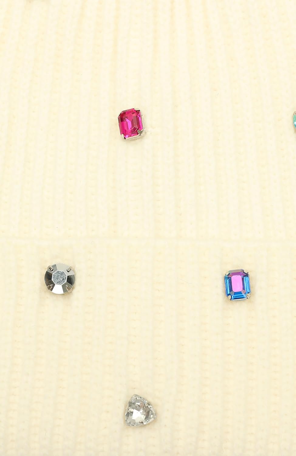 Kate Spade New York Women's Embellished Beanie, Winter Knit Hat, Wool Blend - Image 4