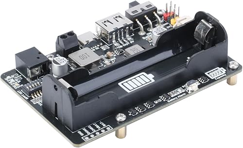 Miniatura 3 de Módulo de administrador de energía solar Sombrero de energía solar para panel solar de 5 V-24 V soporta panel solar o puerto USB carga de batería