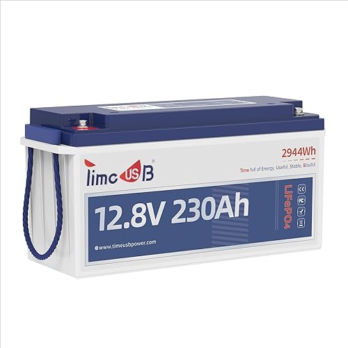Miniatura 1 de Batería LiFePO4 de 12 V 230 Ah, BMS de 150 A incorporada, salida de potencia máxima de 1920 W y batería de litio de energía de 2944 Wh, 15000 ciclos