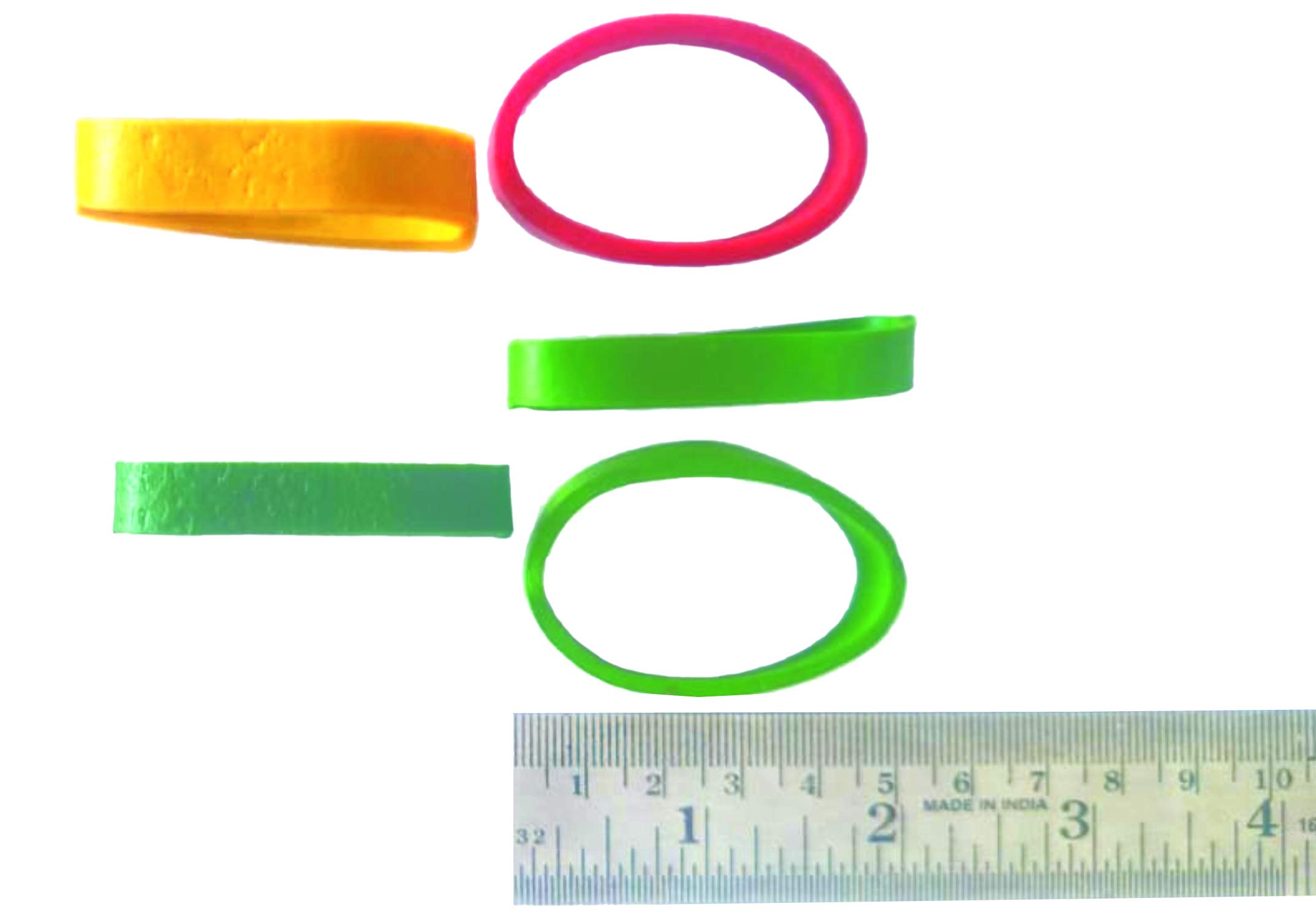 IMPRINT -"O" Shape 2 inches Diameter Special Rubber Bands and 5 mm Thick (Any Available Color) - Pack of 10