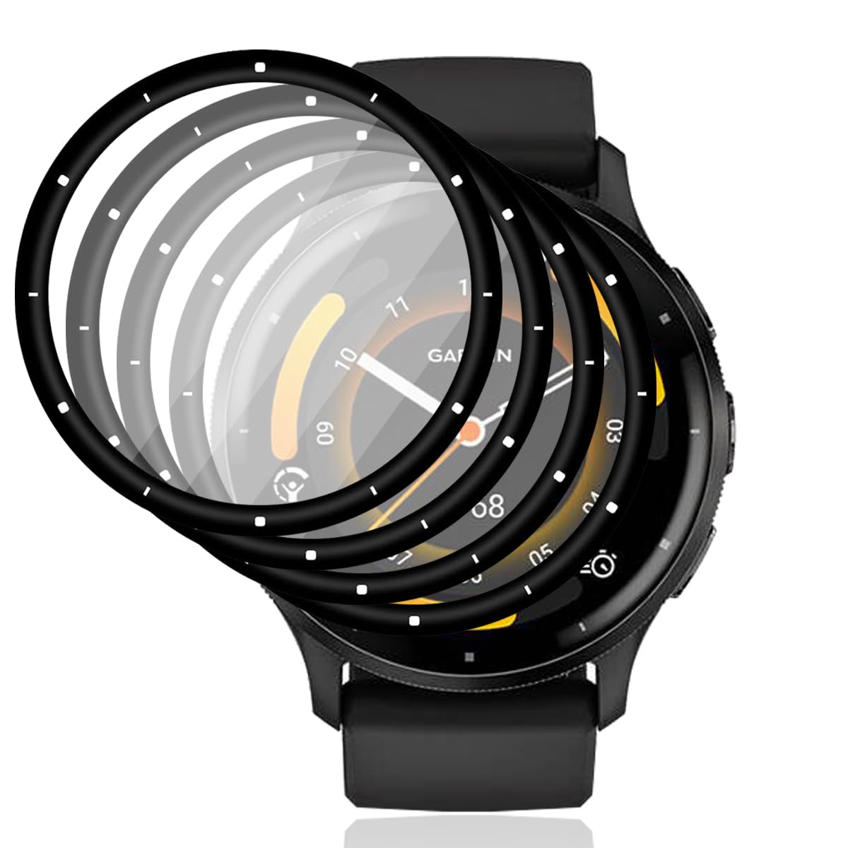 Pellicola protettiva morbida 5D per Garmin Venu SQ 2 HD Full Screen Protector per Venu SQ2 Music Smart Watch accessori non in vetro  44