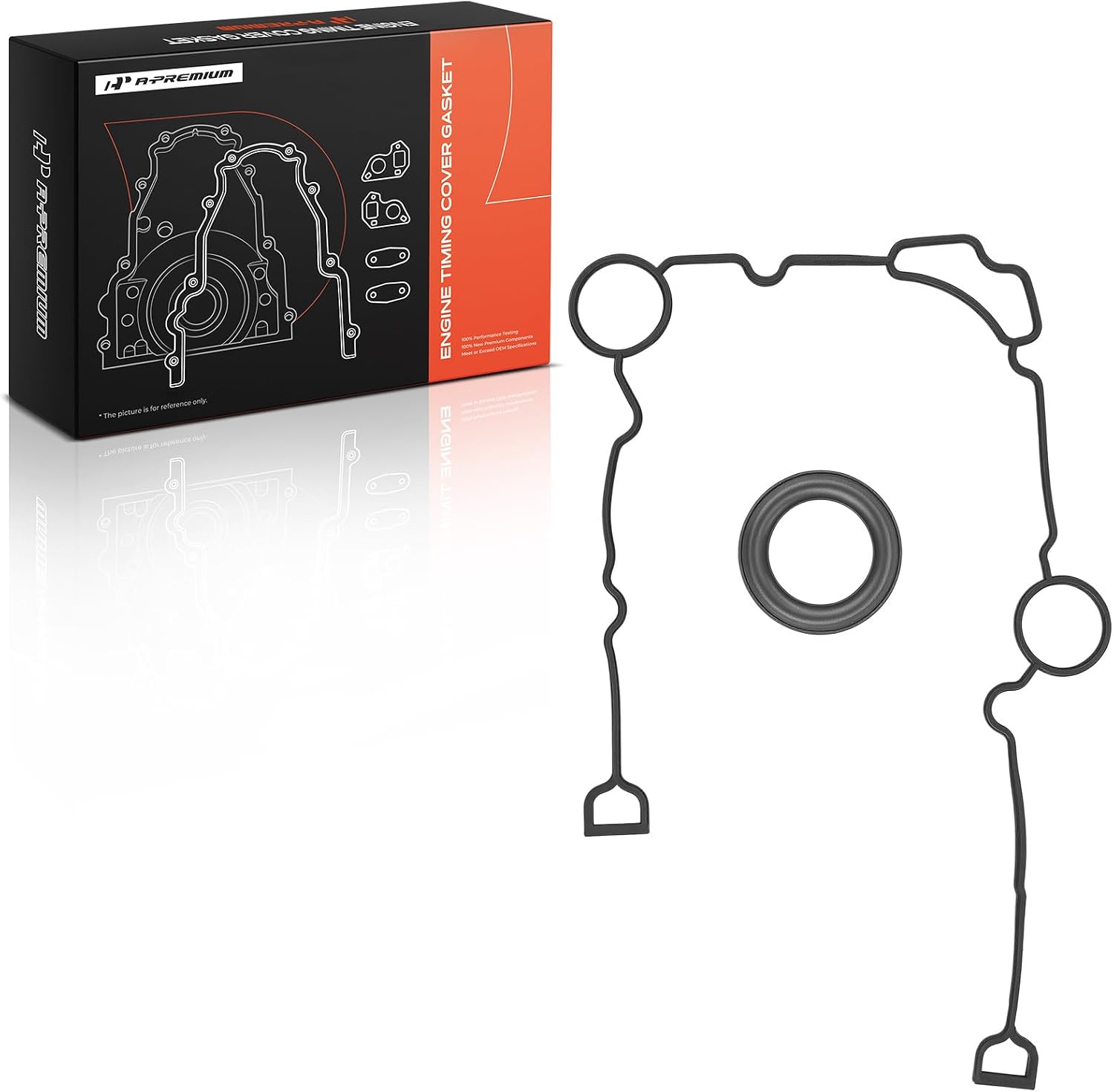 A-Premium Engine Timing Cover Gasket Set Compatible with Ram 1500, 2500, 3500, 4500, 5500 & Jeep Wrangler, Commander, Wagoneer & Dodge Charger, Durango, Challenger, Magnum, Ram & Chrysler 300