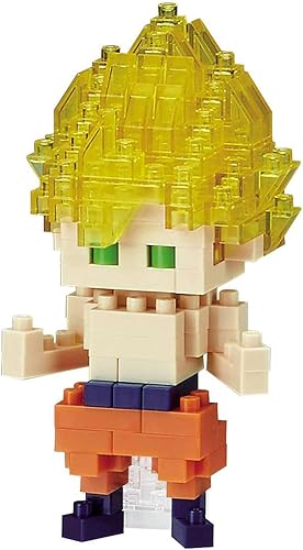 Miniatura 3 de nanoblock - Dragon Ball Z - Son Goku Super Saiyan, kit de construcción de la serie de colección de personajes
