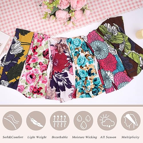 Xtrend FASHION HAIR BANDS 6 Pcs Women'S Headbands Twisted Cross Elastic Headbands Yoga Workout Headbands Non-Slip Sweat Soft Headbands Solid Color Simple Versatile Hair Accessory Headbands thumb #1