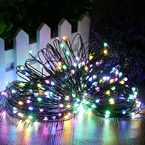 Er Chen Dimmable Led String Lights Plug In, 100Ft 300 Led Waterproof Fairy Lights With Remote, Indoor/Outdoor Copper Wire Christmas Lights For Bedroom, Patio, Garden, Yard (Green Wire, Multicolor) #TOP3