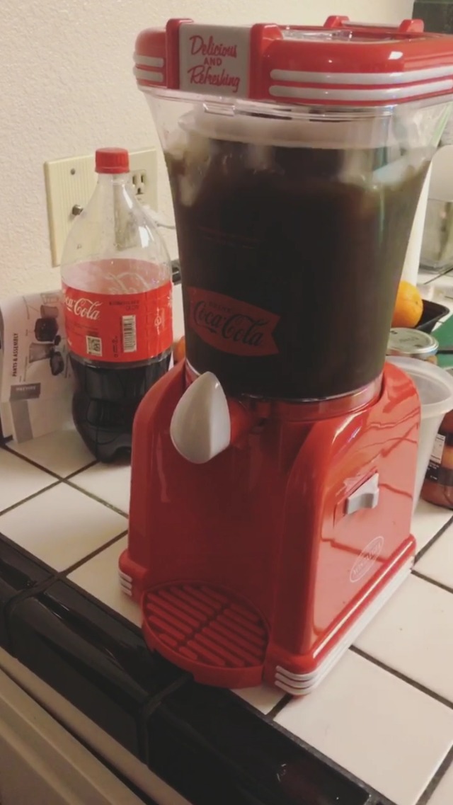 Watch Nostalgia Coca-Cola Frozen Drink Maker - 32 oz Slushy Maker