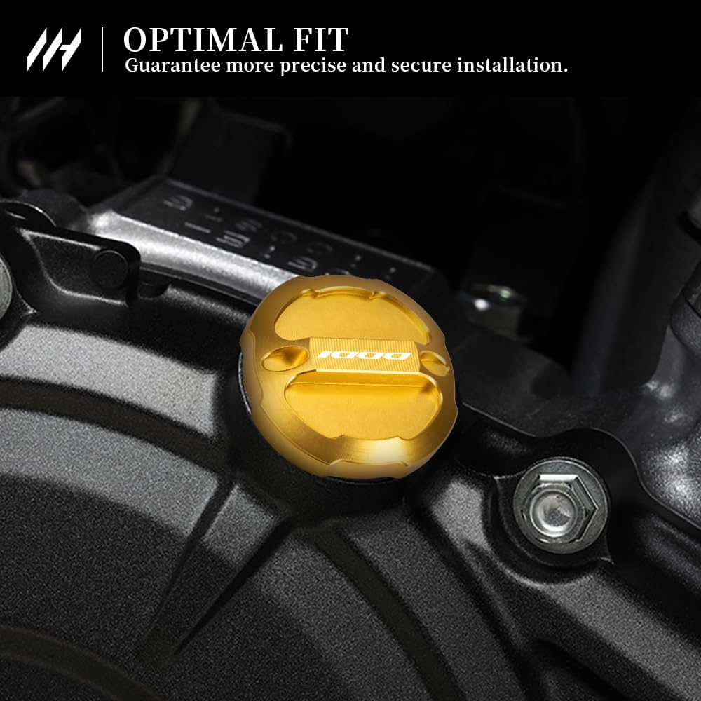 Motorcycle Engine Oil Filler Cap M20x2.5 For CB1000 Hornet SP 2024-2025 Replacement OEM Oil Cap Anodized Aluminum Multiple Colors cb1000 hornet sp Accessories (Gold)