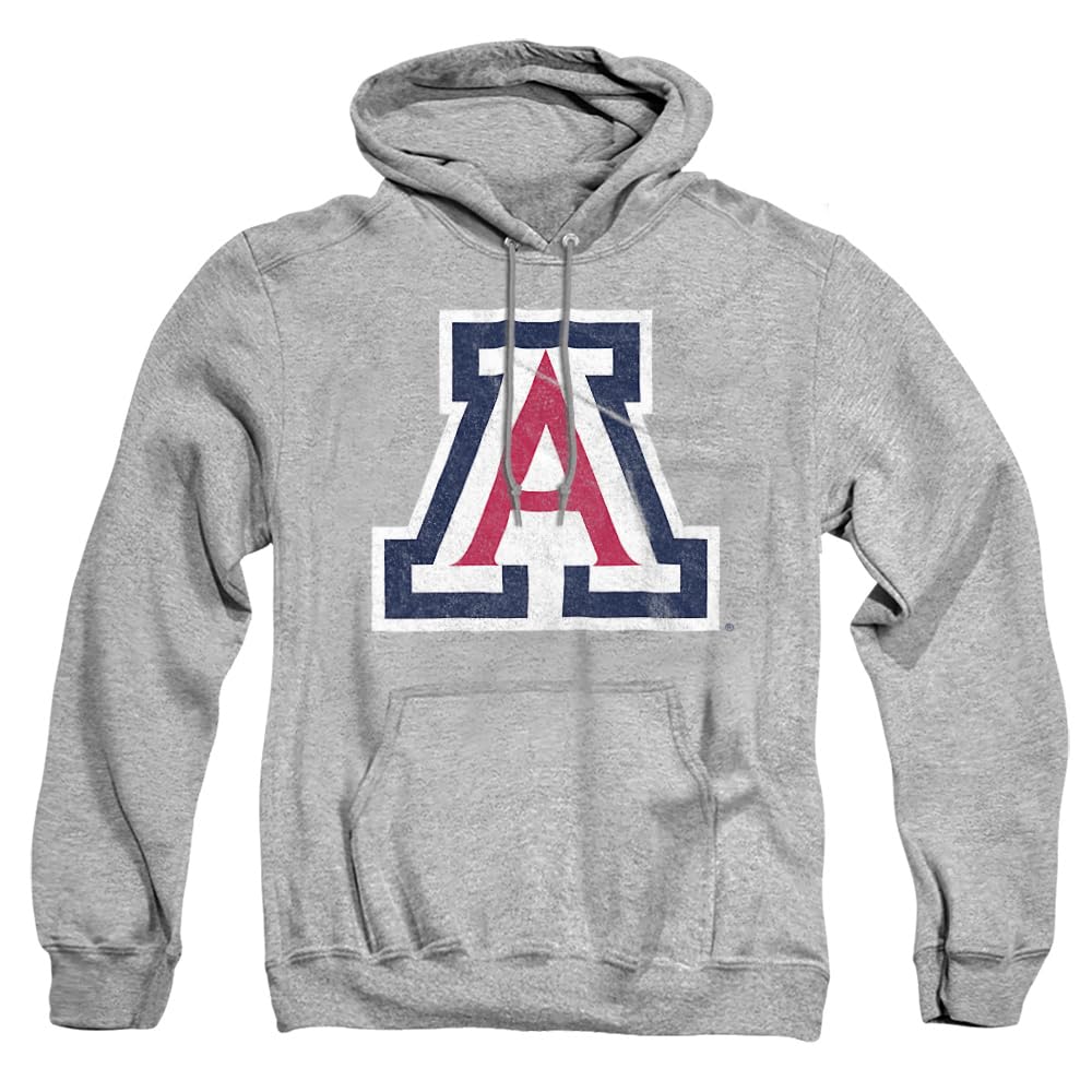 LOGOVISION Official Collegiate Distressed Primary Logo Adult Pullover Hoodie Collection — view 58