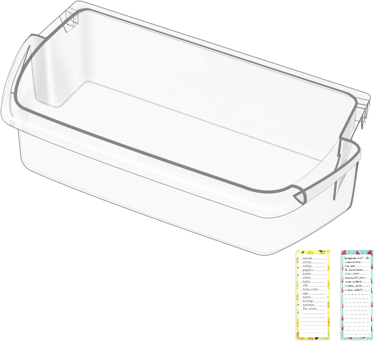 UPGRADED W10803530 Refrigerator Door Bin Compatible with Whirlpool Fridge Door Shelf WRT311FZDW01 WRT311FZDW00 WRT311FZDM01 WRT311FZDM00 WRT311FZDW02 W10803530 Maytag Refrigerator Door Shelves Parts